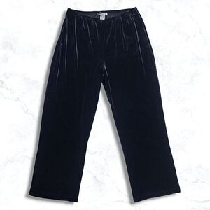 Jillian Jones Vintage Black Velvety Stretch Pants NWT